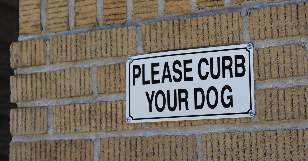 Pet Warning Sign